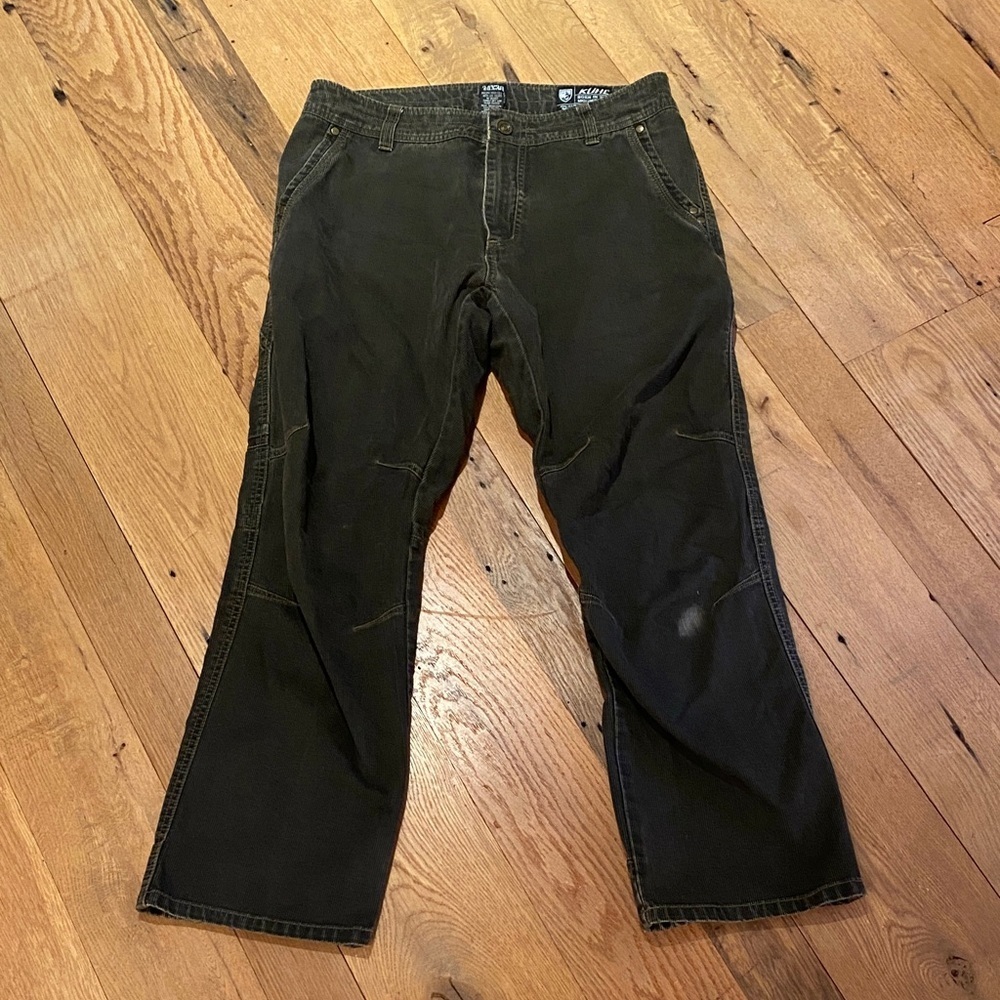 KUHL Fugitiv Corduroy Pants Brown  Gorpcore Size W34 x L29 *FLAW **pls read
